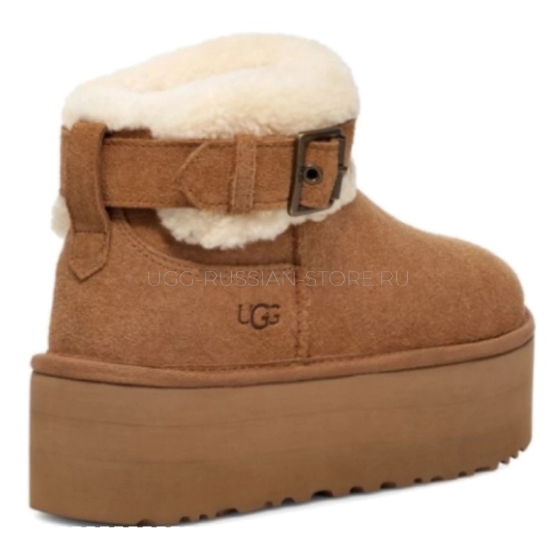 UGG Ultra Mini Belted Roller Chestnut 22